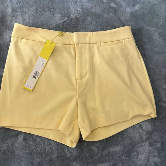 NWT Catherine Malandrino Yellow Shorts - Picture 3 of 7